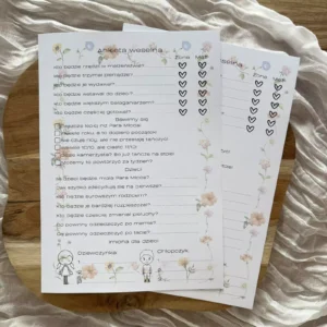 Ankieta na wesele Polne kwiaty