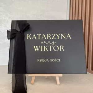 Czarna księga gości weselnych, 100 stron, imiona