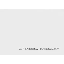 Zaproszenie ślubne botaniczne Eucalyptus 1