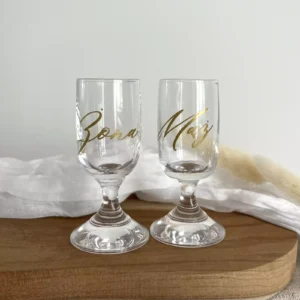 Kieliszki ślubne do wódki 20 ml 2 szt Kieliszki ślubne do wódki 20 ml 2 szt