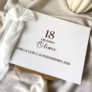 Księga gości na 18 urodziny, 30, 40, 50, 100 stron Księga gości na 18 urodziny, 30, 40, 50, 100 stron