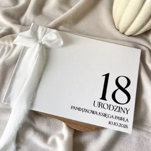 Księga gości na urodziny, personalizowana, 100 stron Księga gości na urodziny, personalizowana, 100 stron