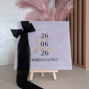 Księga gości welurowa, glamour Księga gości welurowa, glamour