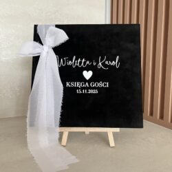 Księga gości welurowa