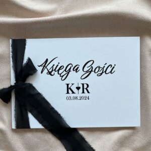 Personalizowana księga gości glamour