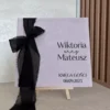 Niestandardowa księga gości, welurowa księga gości, 100 stron