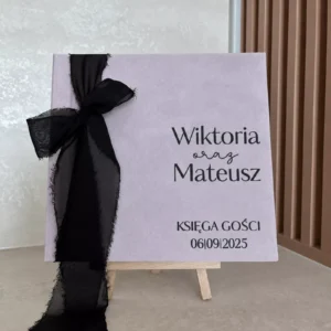 Niestandardowa księga gości, welurowa księga gości, 100 stron Niestandardowa księga gości, welurowa księga gości, 100 stron