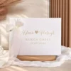 Personalizowana księga gości z ankietami i miejscem na zdjęcia