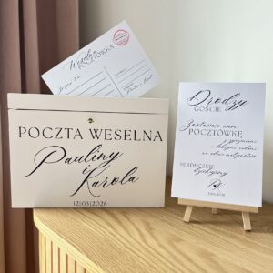 Poczta weselna, księga gości Poczta weselna, księga gości
