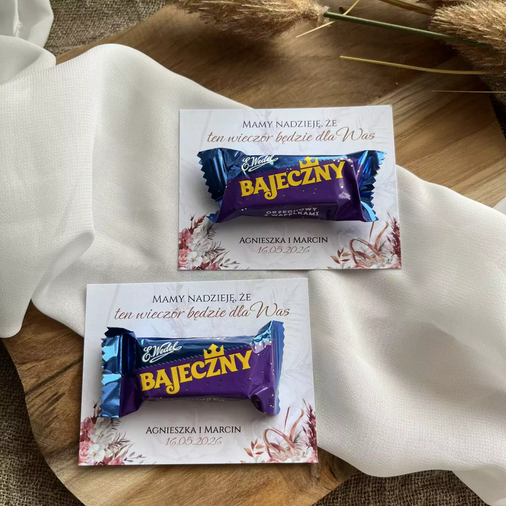 Podziękowanie weselne dla gości Bajeczny Boho 2 Podziękowanie weselne dla gości Bajeczny Boho 2