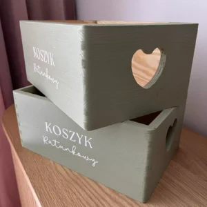 Pudełko na obrączki i koperty + wieszaki i koszyczki ratunkowe