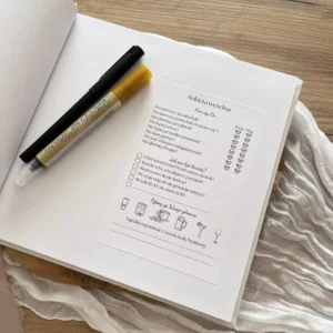 Samoprzylepne ankiety na wesele, naklejka z ankietą, zestaw 4 szt.