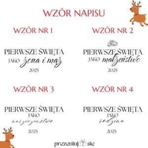 Bombka pierwsze święta jako mąż i żona