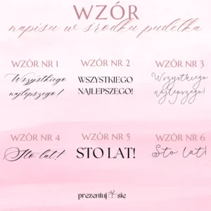 Pudełko prezentowe, pudełko urodzinowe, personalizowane Pudełko prezentowe, pudełko urodzinowe, personalizowane